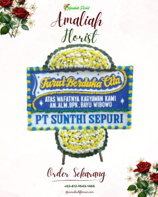 Papan Bunga Duka di Rancamaya