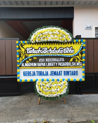 Papan Bunga Duka di Rancamaya