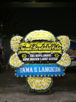 Papan Bunga Duka di Rancamaya
